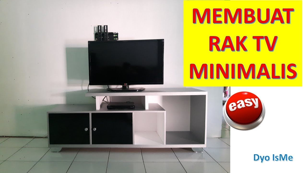 Cara Membuat Rak TV minimalis DIY TV RACK Cara Membuat Rak TV minimalis DIY TV RACK