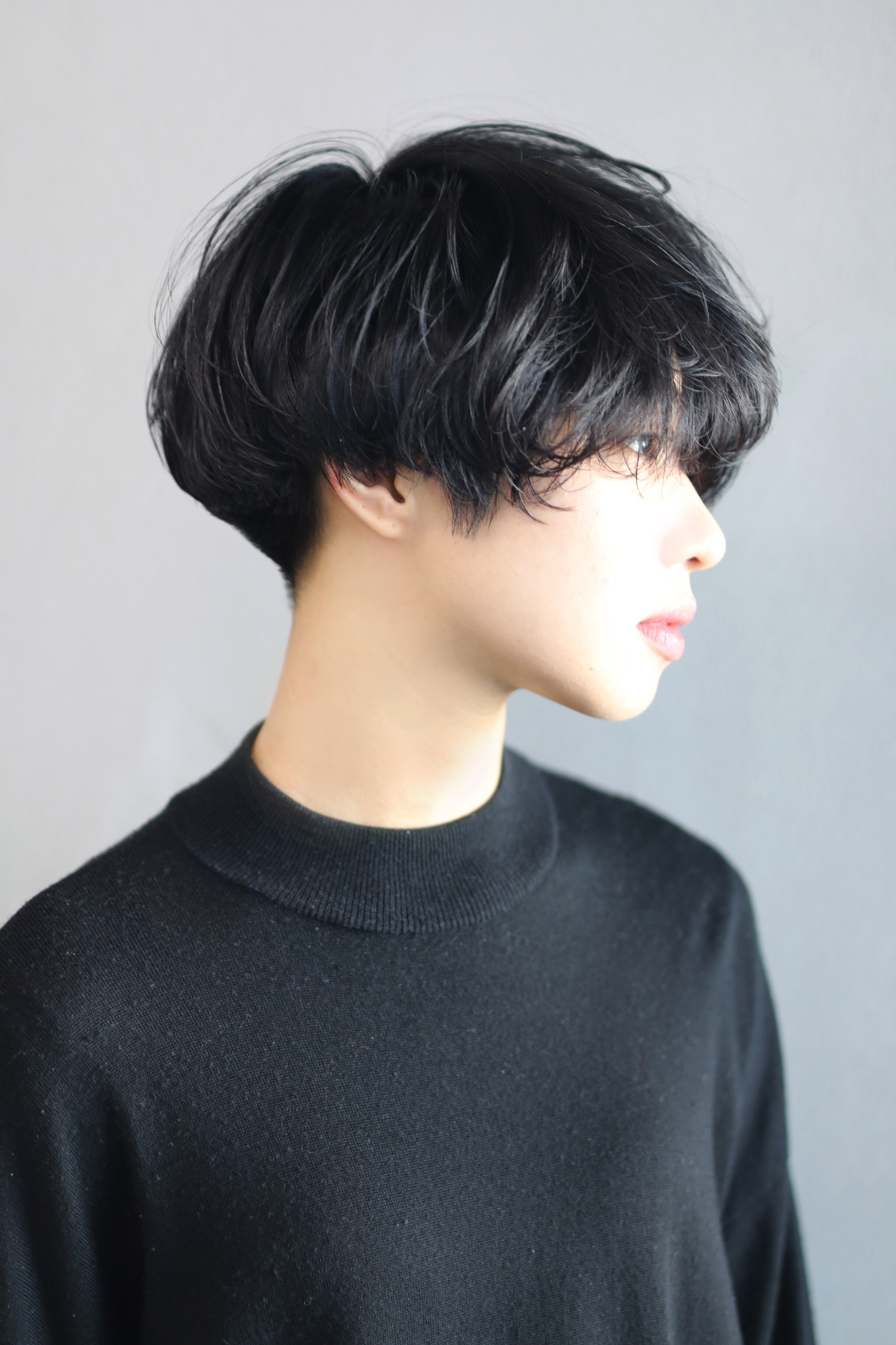 冬のマッシュショートヘアスタイル ショート職人のぶろぐ