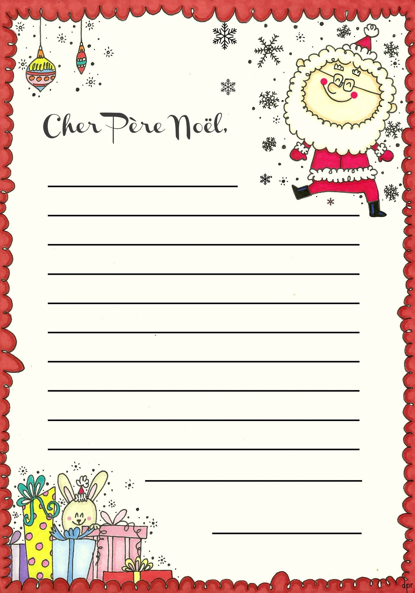 Lettres Pour Le Pere Noel Dix Mois