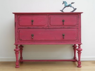 Watermelon Pink Dresser