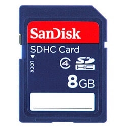 SanDisk 8GB SD/SDHC Class 4 Memory Card