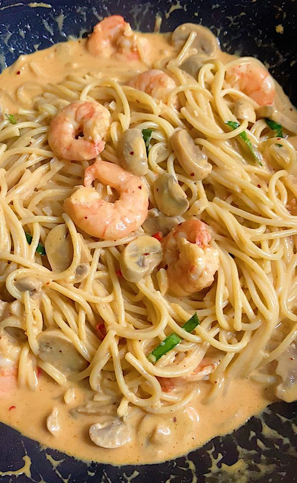 Resepi Spaghetti Carbonara Berkrim Tomyam Pedas – My Resepi