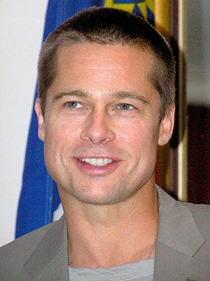 brad pitt buzz cut