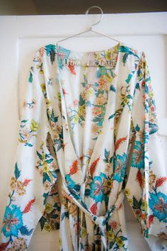 Bridal Suite Idea #7: Printed silk robes