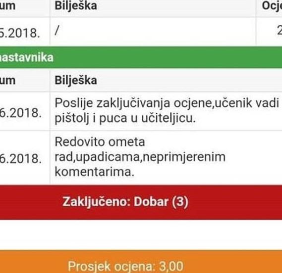 Top Bisera Iz E Dnevnika Ucenik Me Poslao U 3 Pm I Narucio Cevape Riportal