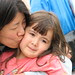 Mom kisses Dova
