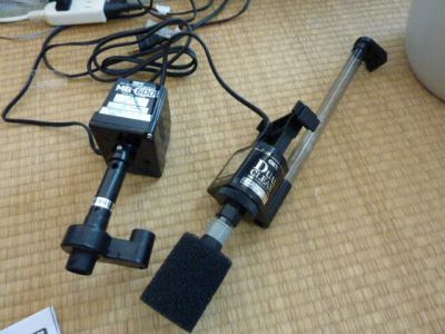 010 グランテカスタムにデュアルクリーンの水中ポンプ取り付け バイオボール投入 11 12 27
