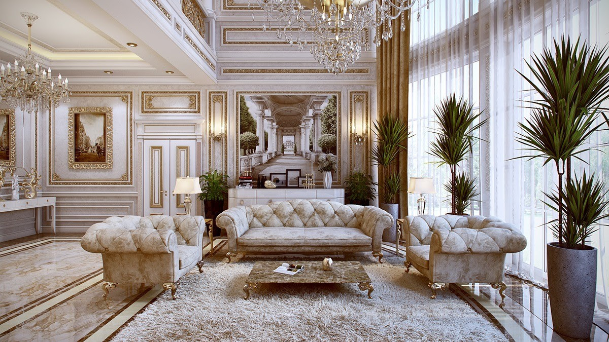 Luxurious Chesterfield Sofa Interior Design Ideas