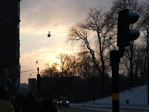 Sunset over Stockholm