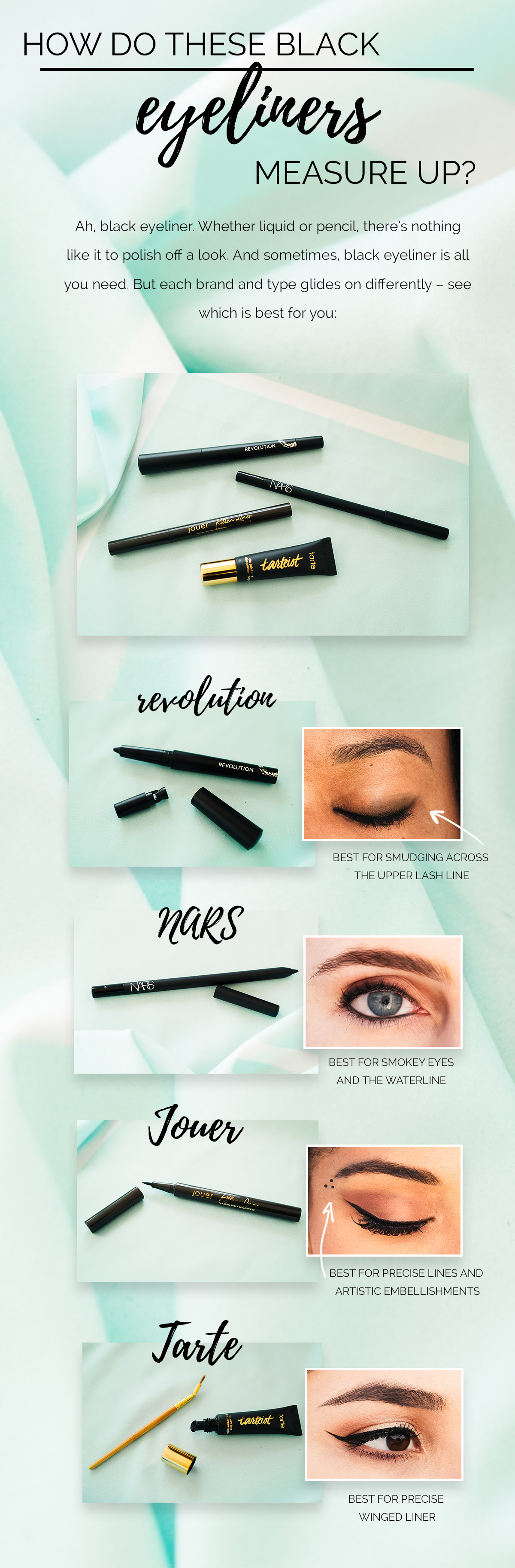How to These Black Eyeliners Measure Up?