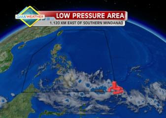 Satellite image at 8 a.m., 18 Feb 2013