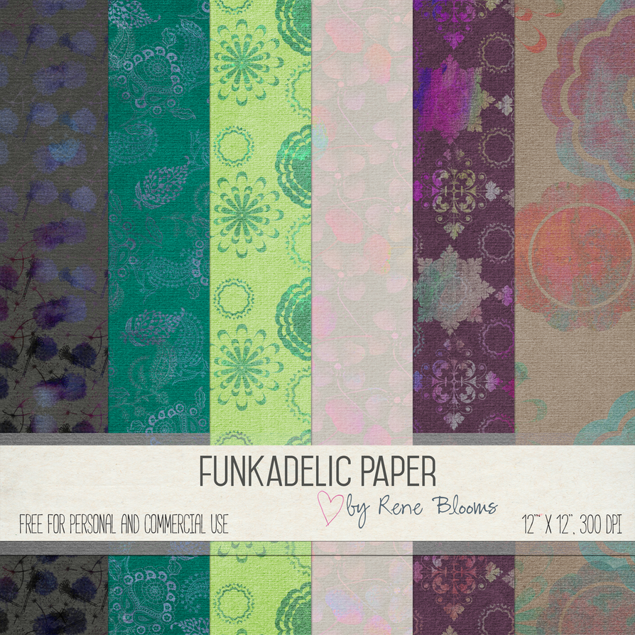 Funkadelic Paper by Rene Blooms by SunnyFunLane