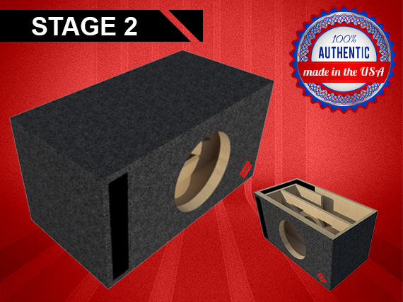 Stage 2 Ported Enclosure For Single Jl Audio 8w7ae 3 Sonix Enclosures