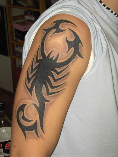 Tribal Scorpion Tattoos