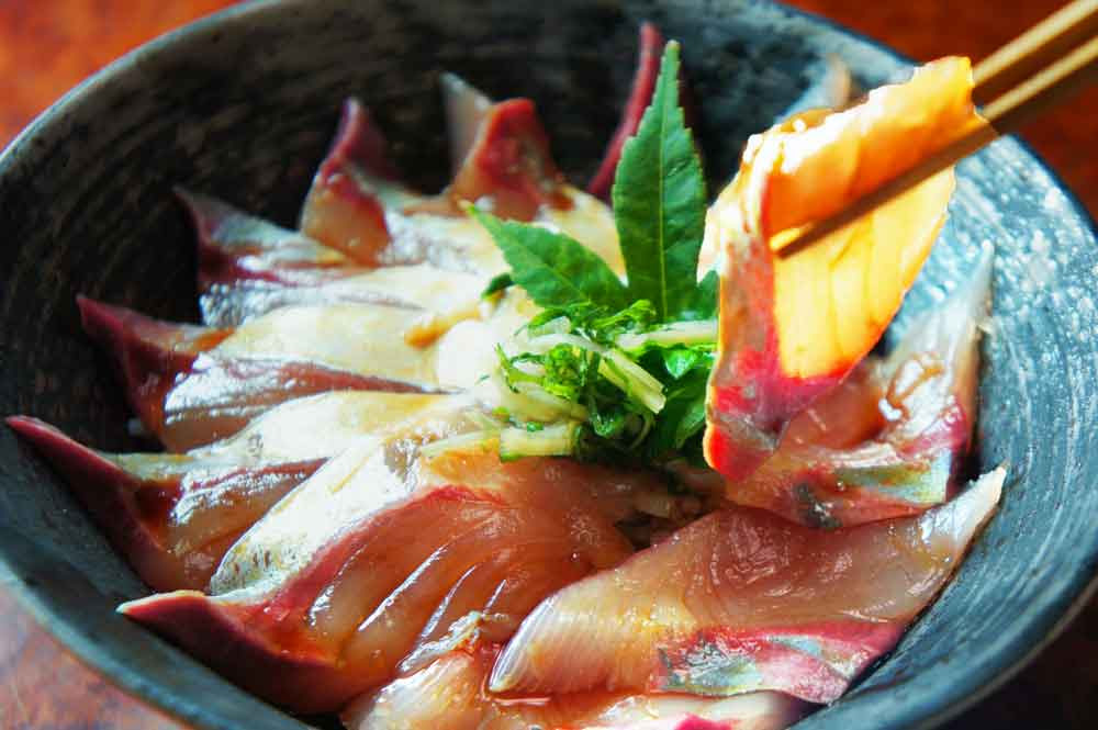 さっぱりふくらぎ丼 いきいき七尾魚