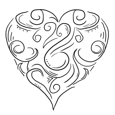 broken heart tattoo. traditional heart tattoo