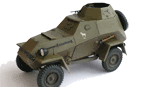 Modelo de carro blindado BA-64B (A. Isakov).