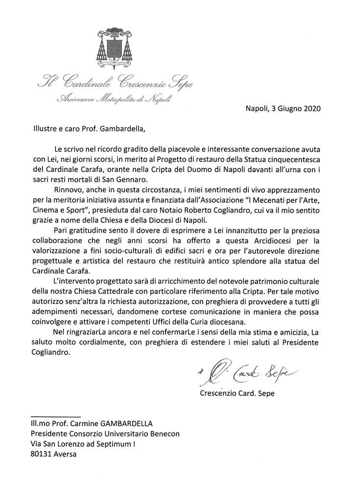 Lettera di referenze fine stage