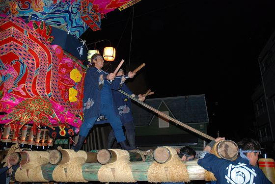 福野夜高祭 辰巳町若衆の勇姿 いこまいけ南砺