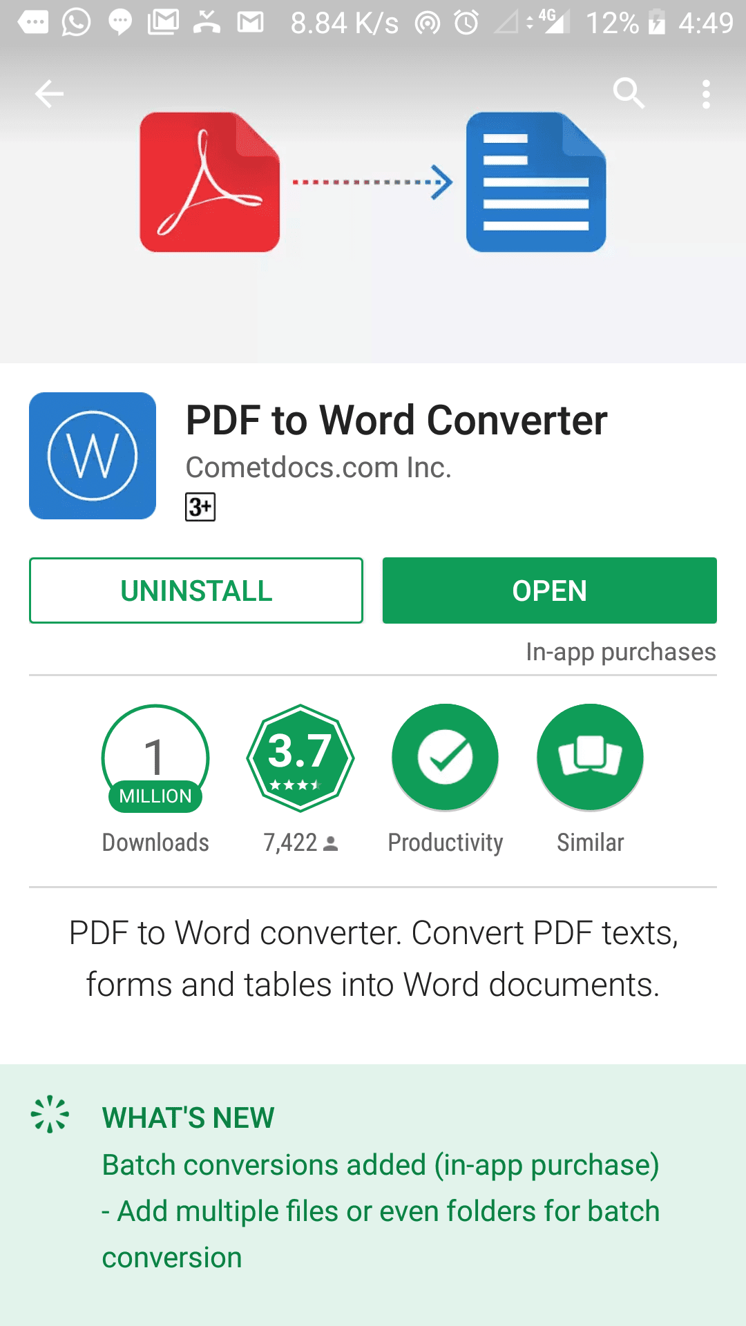PDF to Word Converter App Review- Supports All formats ...