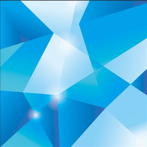 xft light blue geometric triangle polygons pattern