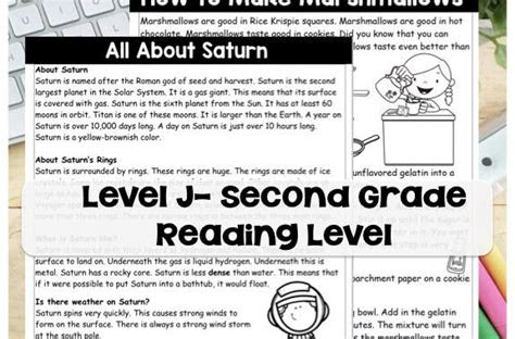 reading level j passages reading comprehension worksheets