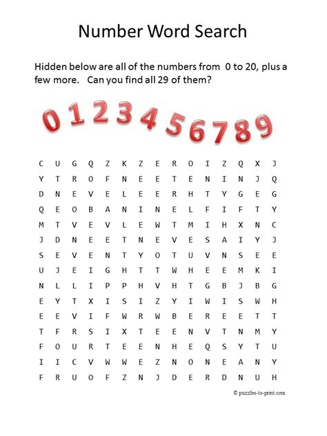 If you love searching for numbers as much as searching for words, you will love this big book of printable number search puzzles we have put together. pin on word search puzzle worksheet activities