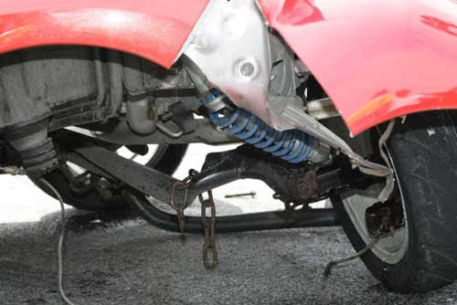 Perodua Myvi Rear Axle Snapped