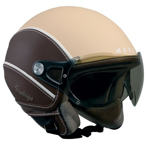 NEXX X60 Vintage Cream Brown Open Face Helmet On Sale