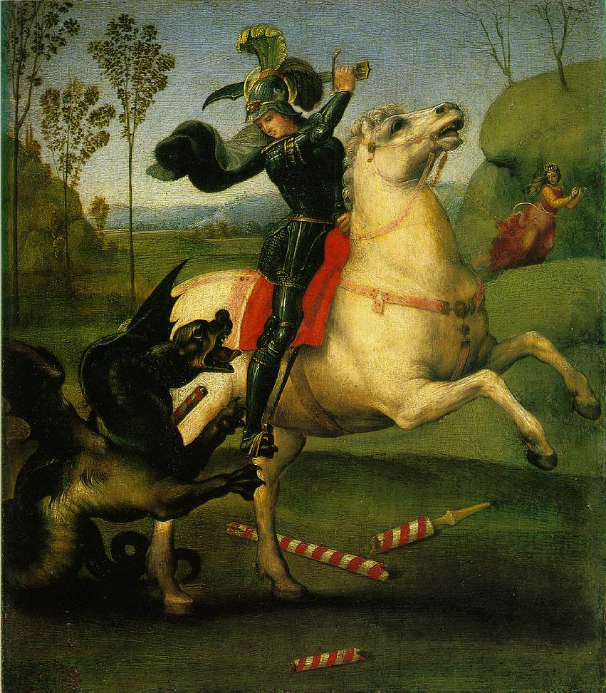 rafaël, sint joris en de draak