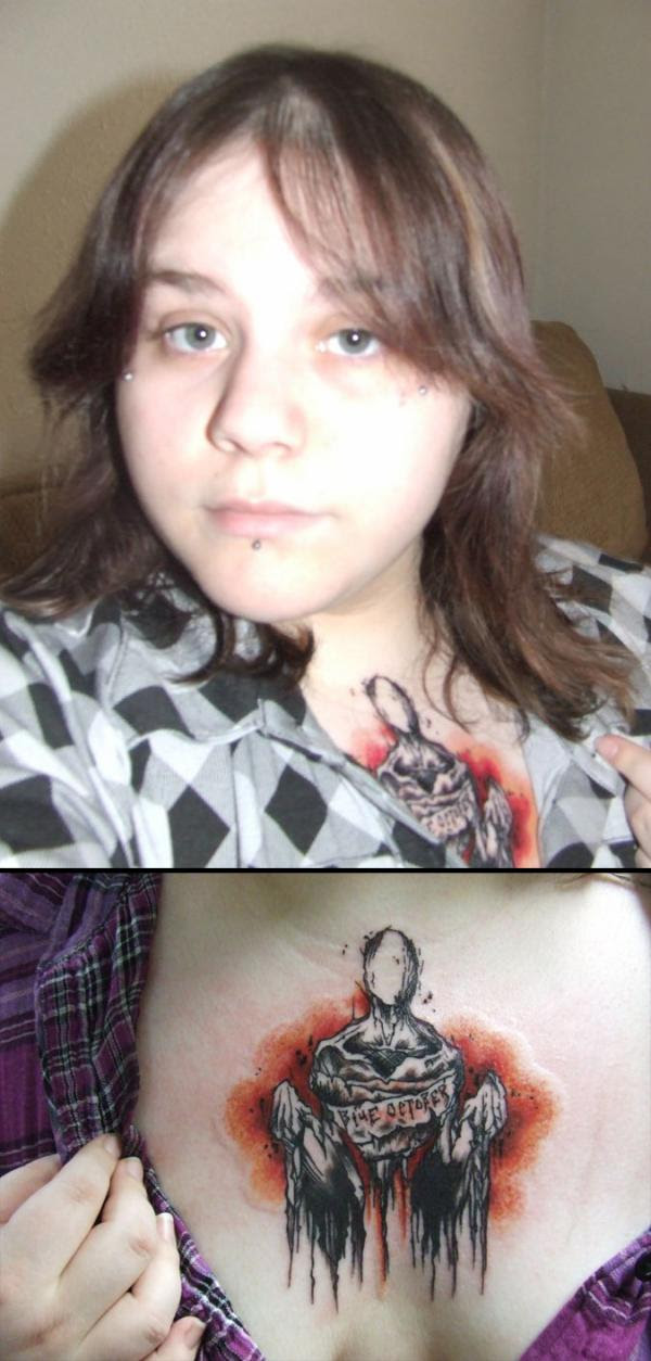 My New Tattoo - chest tattoo