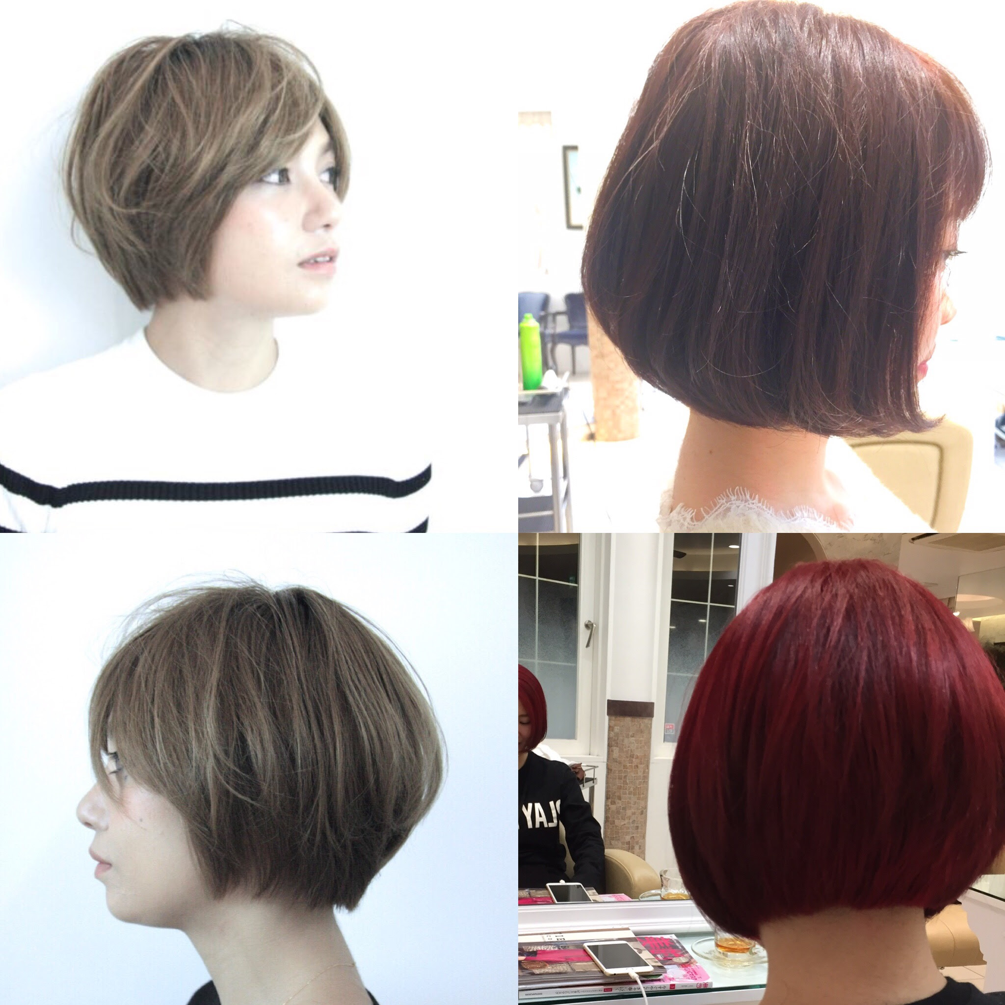 ボブとショートボブとショートの違い Percent パーセント 神宮前 渋谷 神南エリアの大人のための美容室