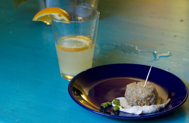 sticky rice risotto balls