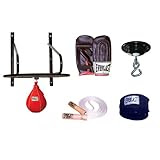 Everlast Platform Speed Bag 6-pc. Set - Black/ Red