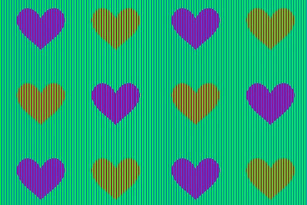 قلوب وهم بصري