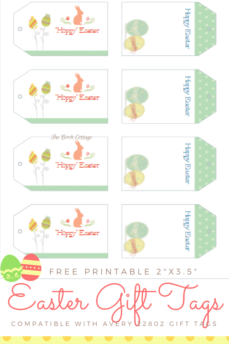 Download Your Free Printable Easter Gift Tags! - The Birch ...