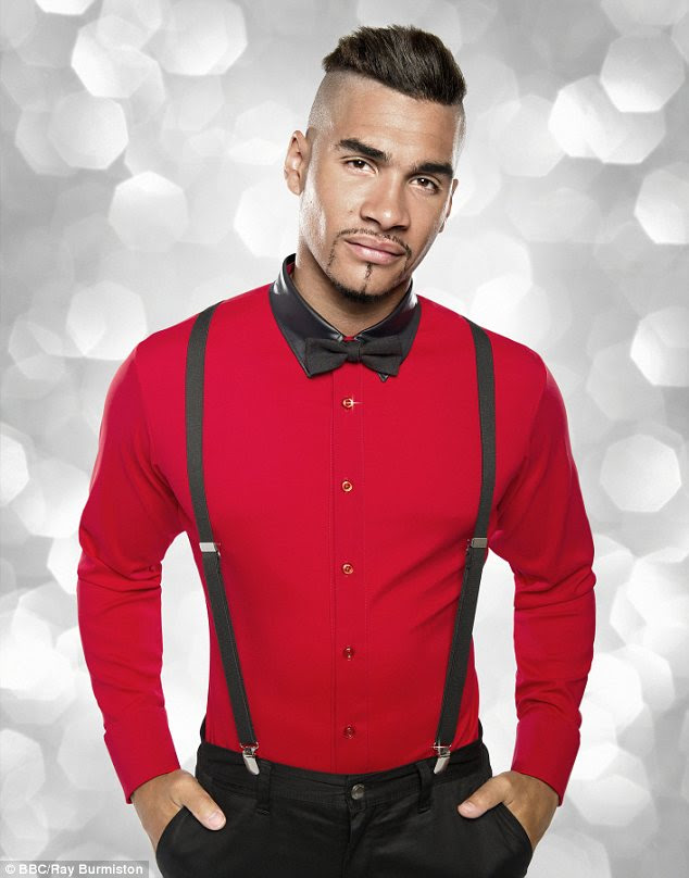 Olympic spirit: Silver Team GB medalist Louis Smith is competing on the show and will be sure to flex his gymnastic skills