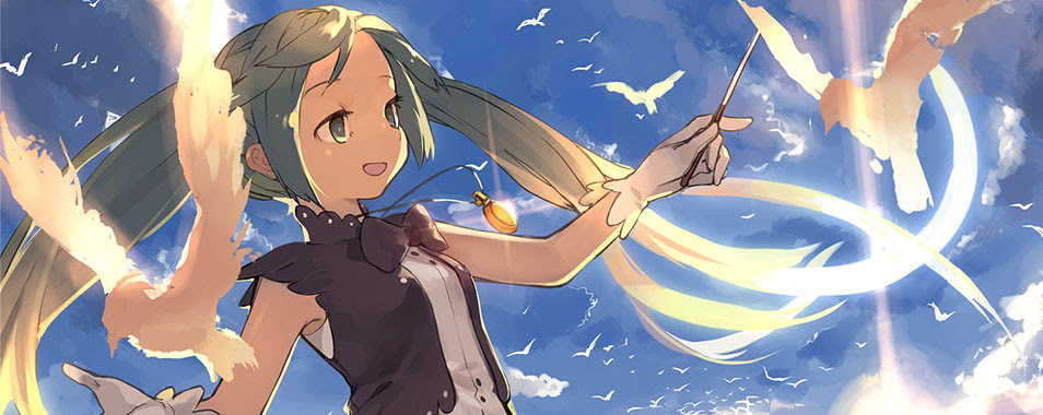 初音ミク ファンタジーなミクの綺麗な壁紙 ボカロ画像