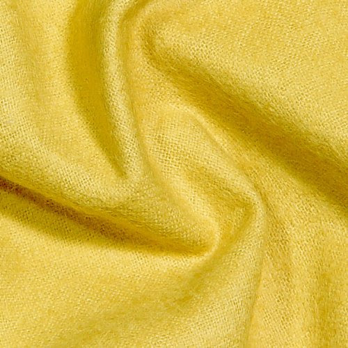Solid Flannel Fabric Bolt 151356 Yellow
