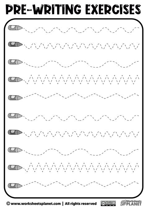  printable prewriting activities for preschoolers