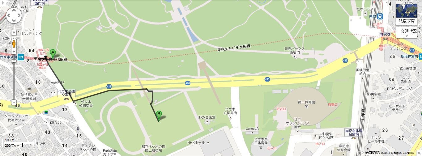 代々木公園サッカー場 Aoking 東京都港区のフットサル サッカー団体