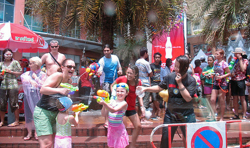 The pop Songkran festival is 1 of those Bangkok Thailand Map; Songkran Festival Apr 13th inwards Phuket