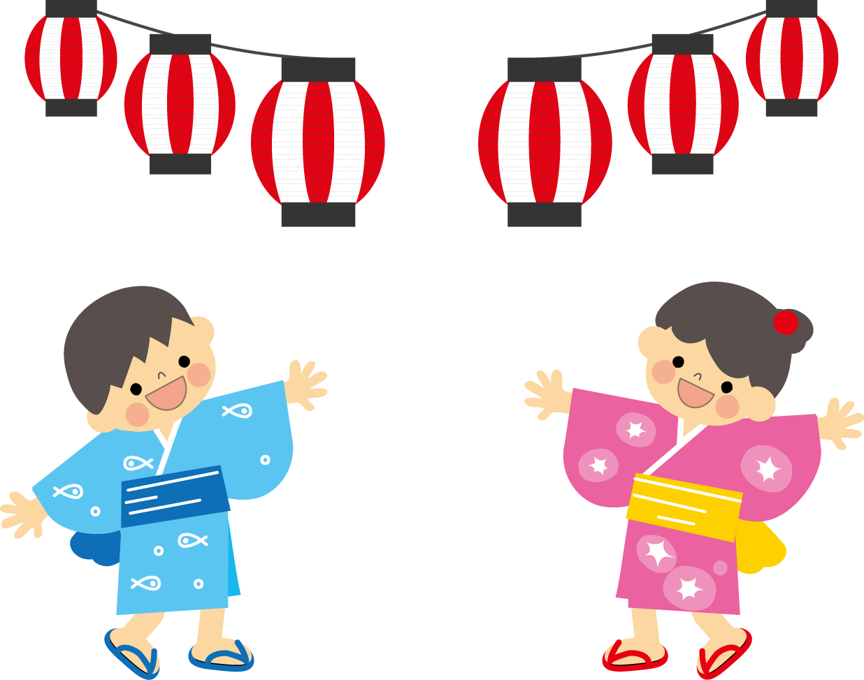 夏祭り 夏まつり イラスト 無料素材