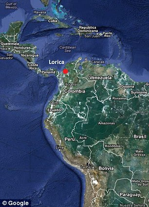 Uma preocupação para os vizinhos: A família vive em Lorica, Columbia