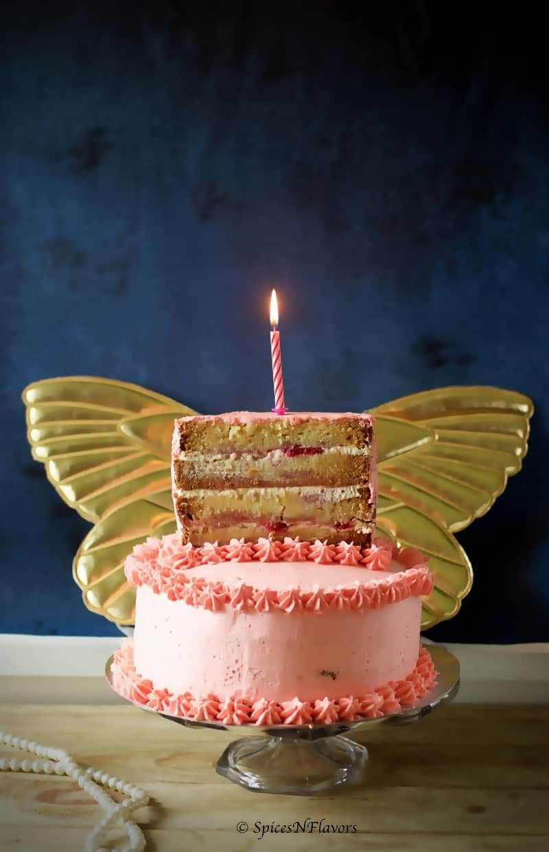 One And Half Birthday Cake Vanilla Strawberry Spices N Flavors