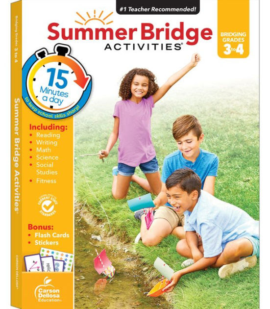 Summer Bridge Activities, Grades 3 - 4: Bridging Grades Third to  Fourth|Paperback