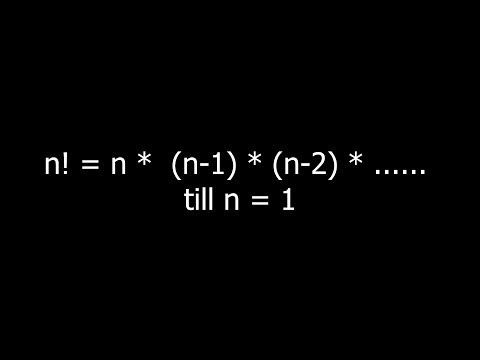 C++ | Factorial of a number