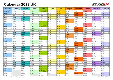  calendar 2023 uk free printable pdf templates