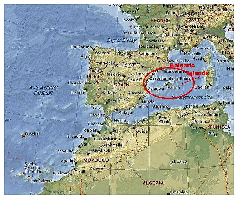 Spain map