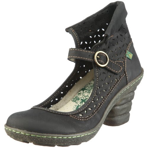 El Naturalista Women's N767 Platform Heel Ebano 7 UK